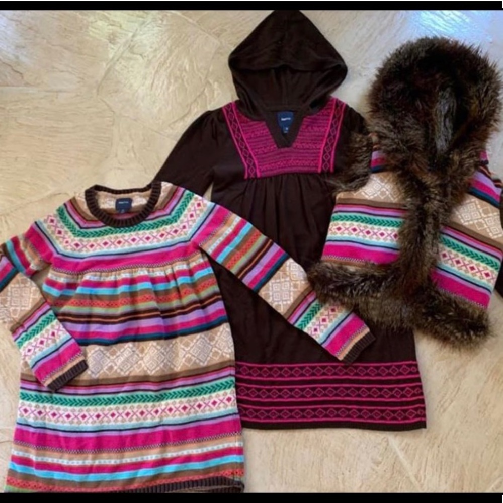 Gap girls dresses and vest size 10 excellent rare